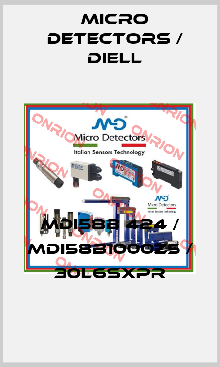 MDI58B 424 / MDI58B1000Z5 / 30L6SXPR
 Micro Detectors / Diell