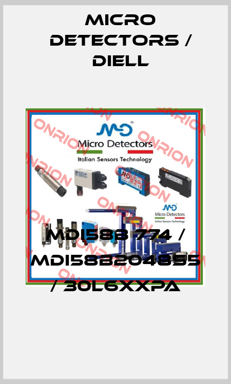 MDI58B 774 / MDI58B2048S5 / 30L6XXPA
 Micro Detectors / Diell