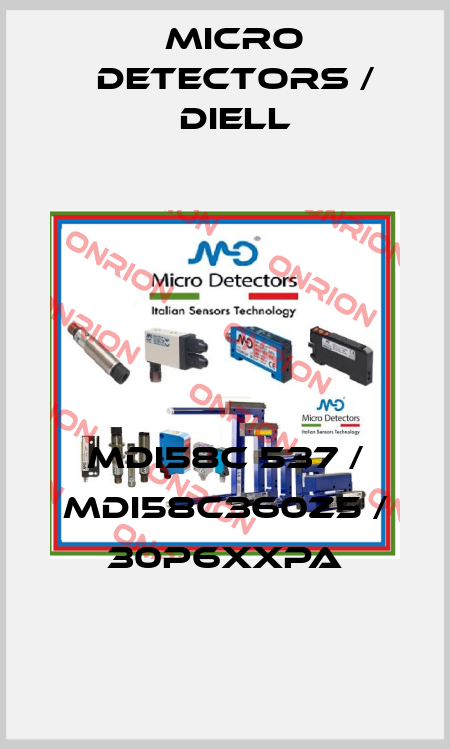 MDI58C 537 / MDI58C360Z5 / 30P6XXPA
 Micro Detectors / Diell