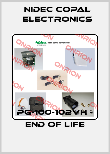 PG-100-102VH - END OF LIFE Nidec Copal Electronics