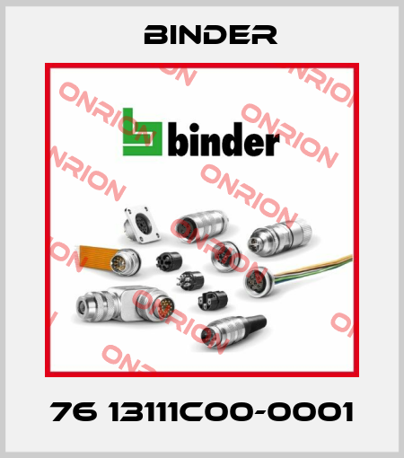 76 13111C00-0001 Binder
