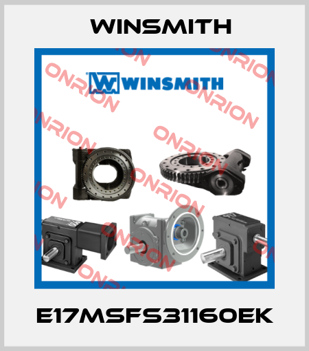 E17MSFS31160EK Winsmith
