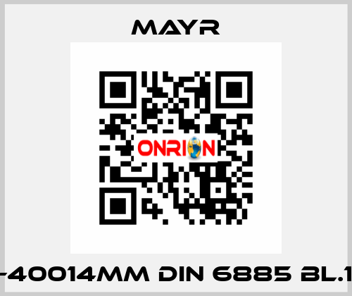 EAS-40014MM DIN 6885 BL.1 JS9 Mayr