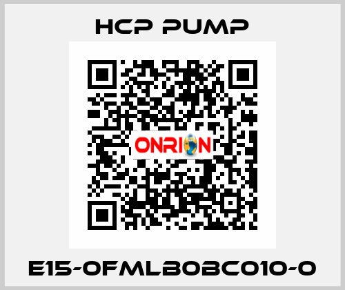 E15-0FMLB0BC010-0 HCP PUMP