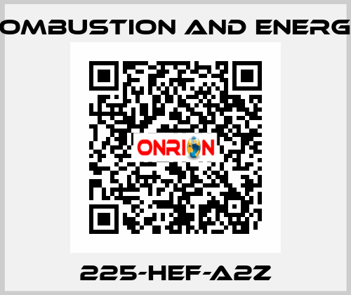 225-HEF-A2Z Combustion and Energy