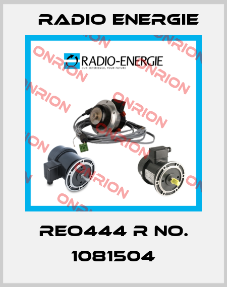 REO444 R NO. 1081504 Radio Energie
