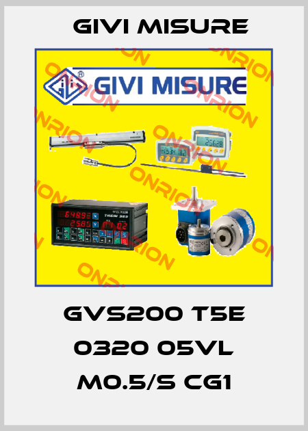 GVS200 T5E 0320 05VL M0.5/S CG1 Givi Misure