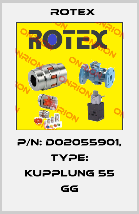 P/N: D02055901, Type: Kupplung 55 GG Rotex