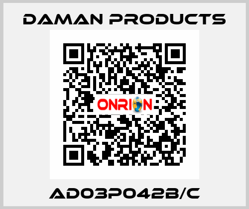 AD03P042B/C Daman Products