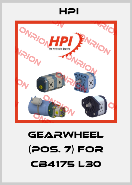 gearwheel (Pos. 7) for CB4175 L30 HPI