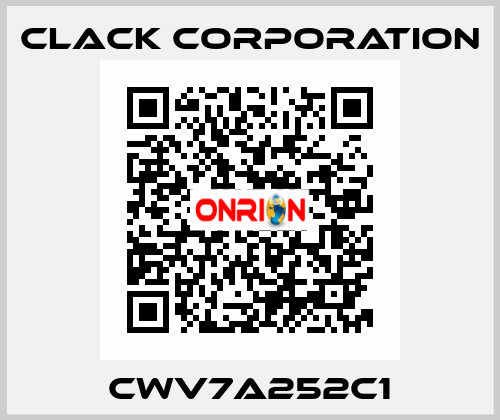 CWV7A252C1 Clack Corporation