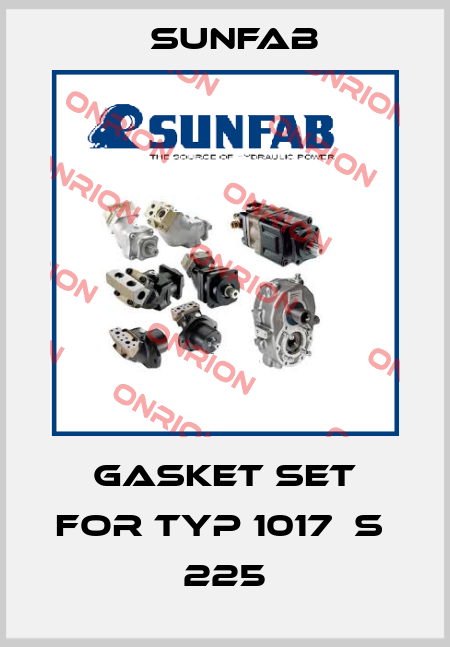gasket set for Typ 1017  S  225 Sunfab