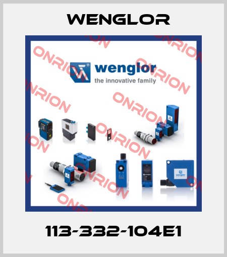 113-332-104E1 Wenglor