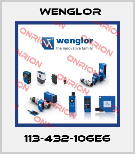 113-432-106E6 Wenglor
