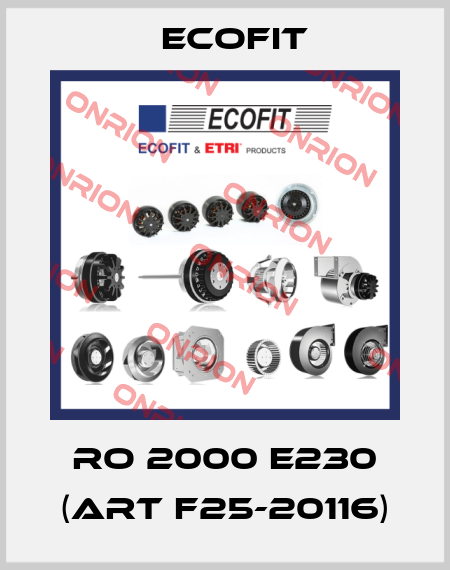 RO 2000 E230 (Art F25-20116) Ecofit