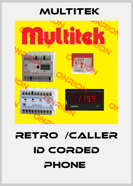 RETRO  /CALLER ID CORDED PHONE  Multitek