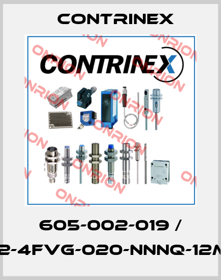 605-002-019 / S12-4FVG-020-NNNQ-12MG Contrinex