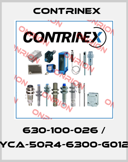 630-100-026 / YCA-50R4-6300-G012 Contrinex