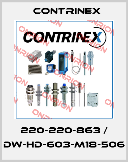 220-220-863 / DW-HD-603-M18-506 Contrinex