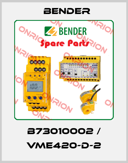 B73010002 / VME420-D-2 Bender