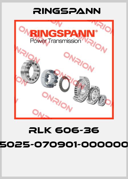 RLK 606-36 5025-070901-000000  Ringspann