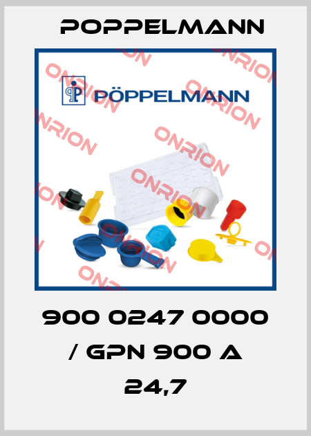 900 0247 0000 / GPN 900 A 24,7 Poppelmann