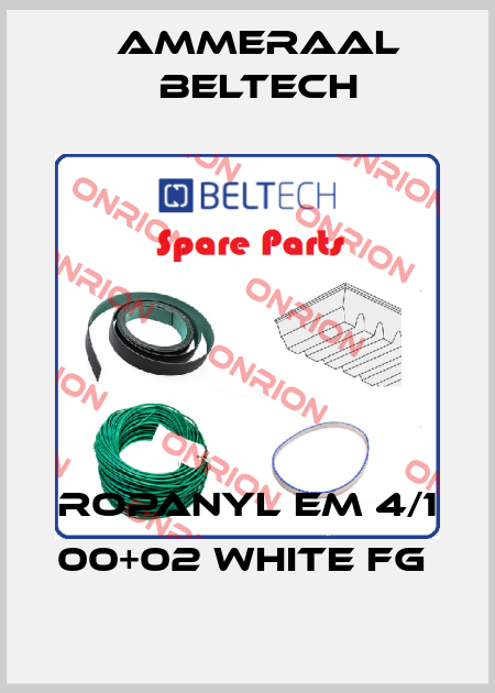 ROPANYL EM 4/1 00+02 WHITE FG  Ammeraal Beltech