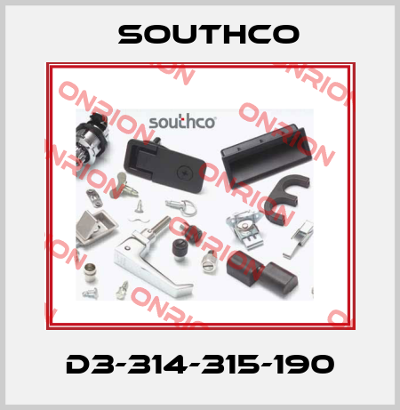 D3-314-315-190 Southco