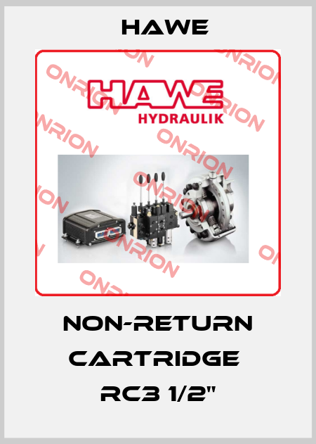 non-return cartridge  RC3 1/2" Hawe