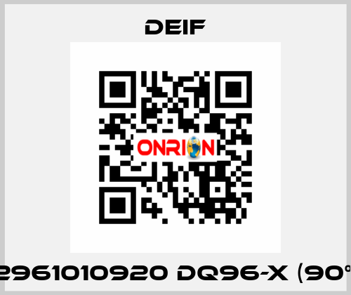 2961010920 DQ96-x (90°) Deif