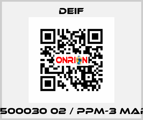 2911500030 02 / PPM-3 Marine Deif