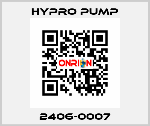 2406-0007 Hypro Pump