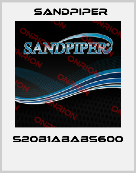 S20B1ABABS600  Sandpiper