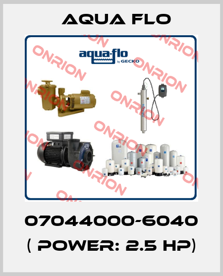 07044000-6040 ( Power: 2.5 HP) Aqua Flo