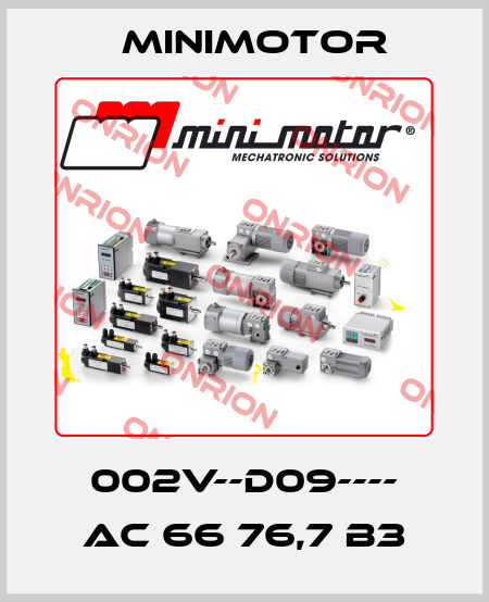 002V--D09---- AC 66 76,7 B3 Minimotor