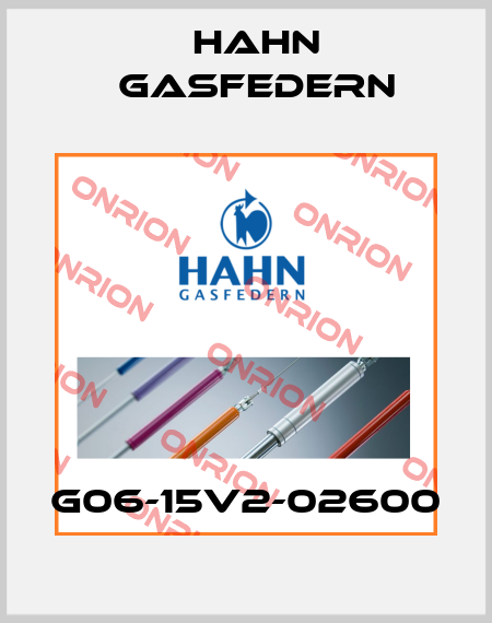 G06-15V2-02600 Hahn Gasfedern