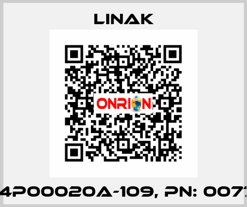 CBD4P00020A-109, PN: 0077474 Linak