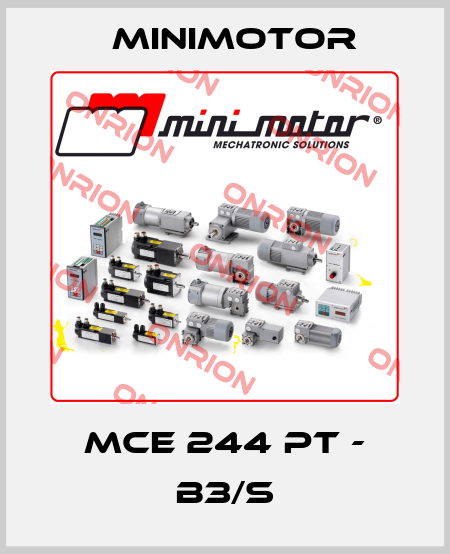 MCE 244 PT - B3/S Minimotor