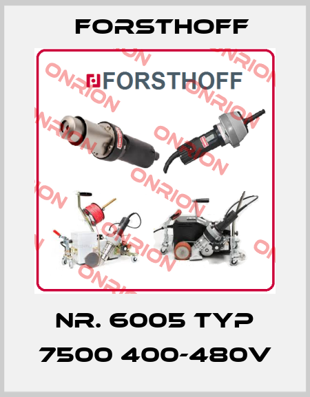 Nr. 6005 Typ 7500 400-480V Forsthoff