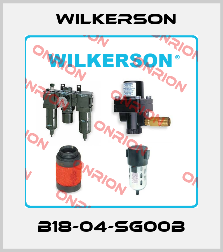 B18-04-SG00B Wilkerson