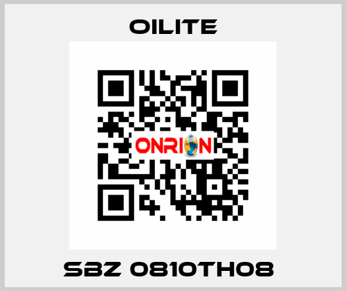 SBZ 0810TH08  Oilite