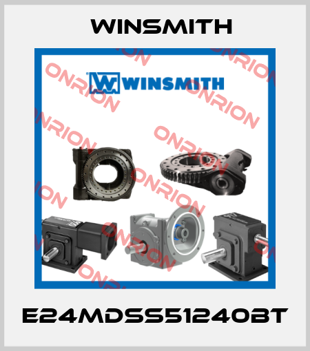 E24MDSS51240BT Winsmith
