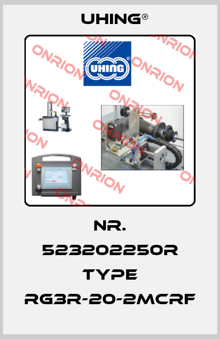 Nr. 523202250R Type RG3R-20-2MCRF Uhing®