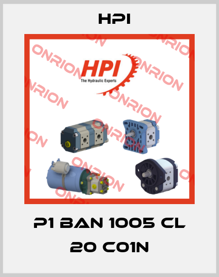 P1 BAN 1005 CL 20 C01N HPI