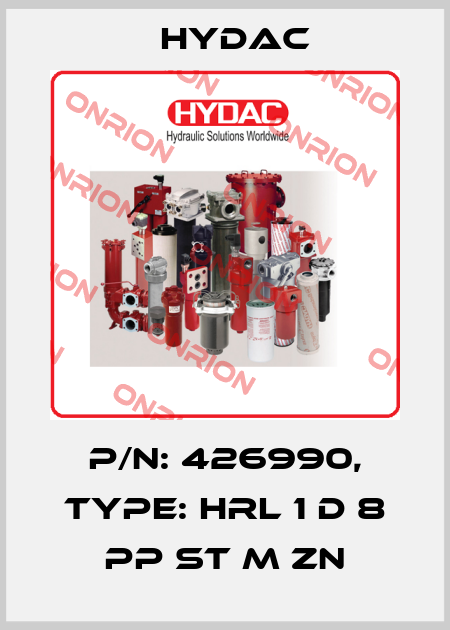 p/n: 426990, Type: HRL 1 D 8 PP ST M ZN Hydac