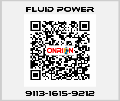 9113-1615-9212 FLUID POWER
