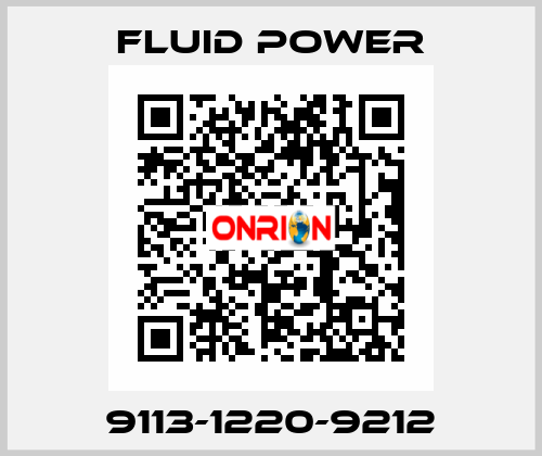  9113-1220-9212 FLUID POWER