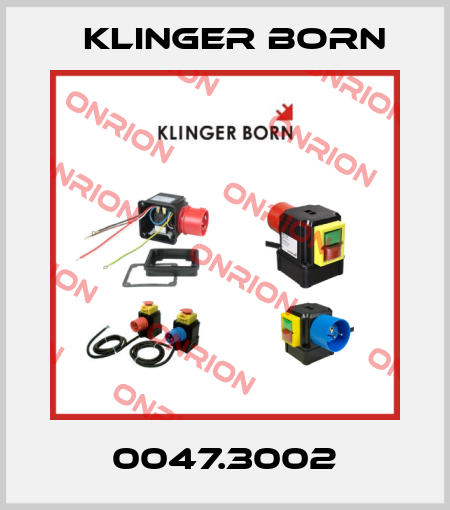 0047.3002 Klinger Born