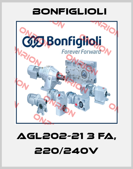 AGL202-21 3 FA, 220/240V Bonfiglioli