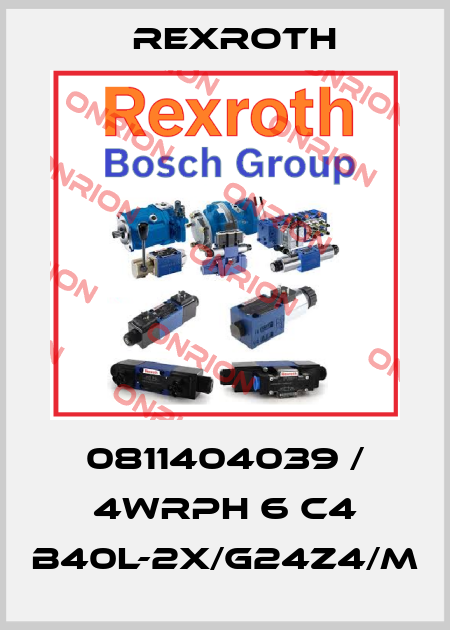 0811404039 / 4WRPH 6 C4 B40L-2X/G24Z4/M Rexroth